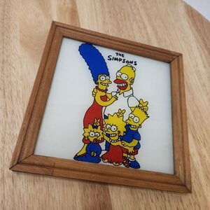 Vintage Simpsons Mini Wall Hanging – 90s Cartoon Photo Frame Poster Art